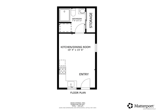 a picture of a bench in front of a door