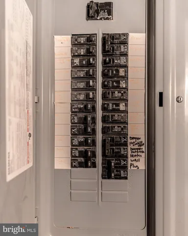 a close up view of electric board