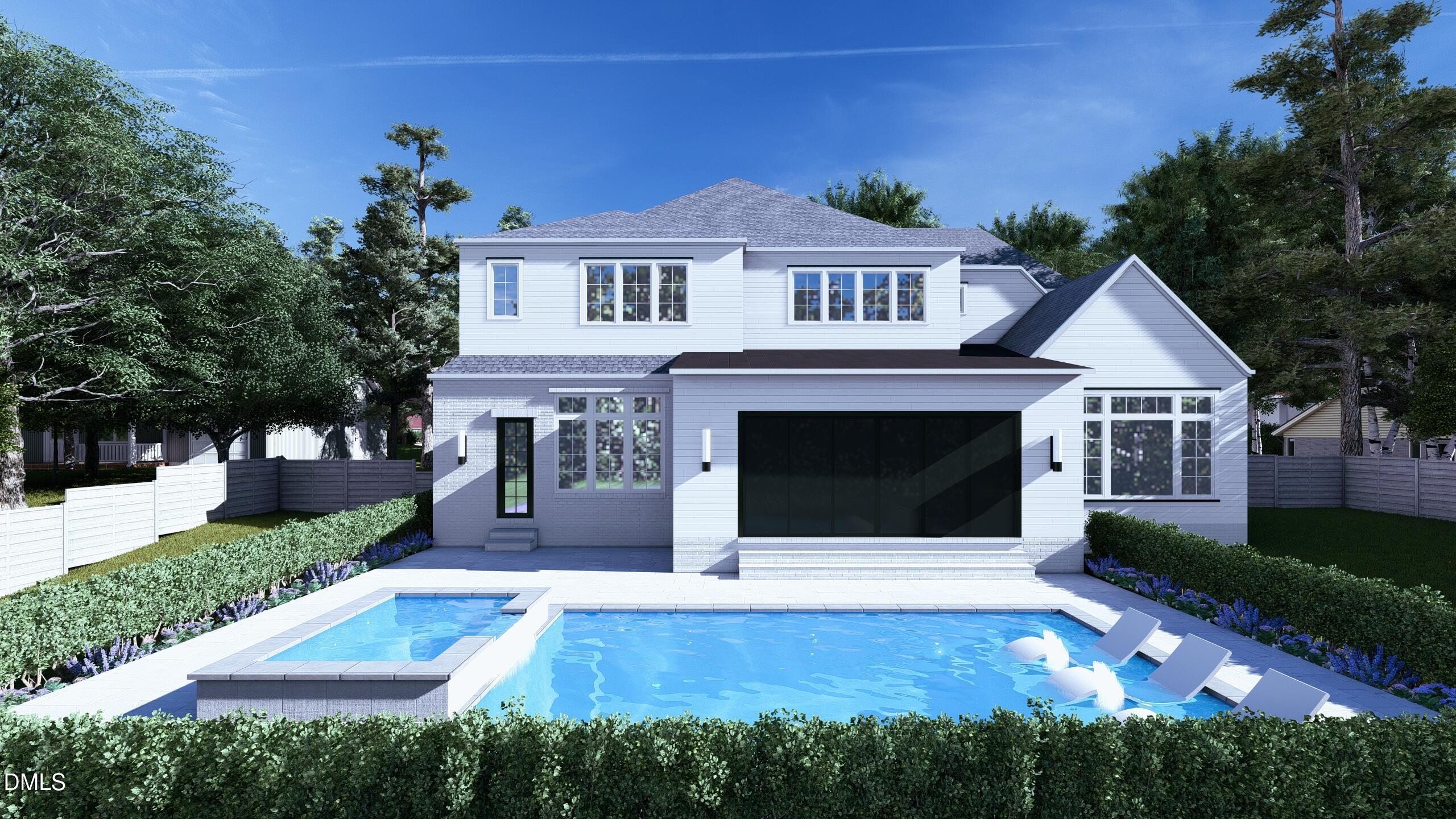 1216 Gunnison Place Raleigh, NC 27609 - Photo 3 of 7 a front view of a house with yard and garage