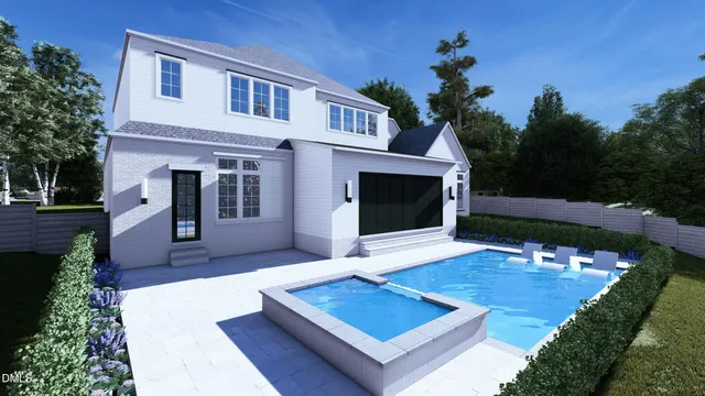 a view of an outdoor space with seating area