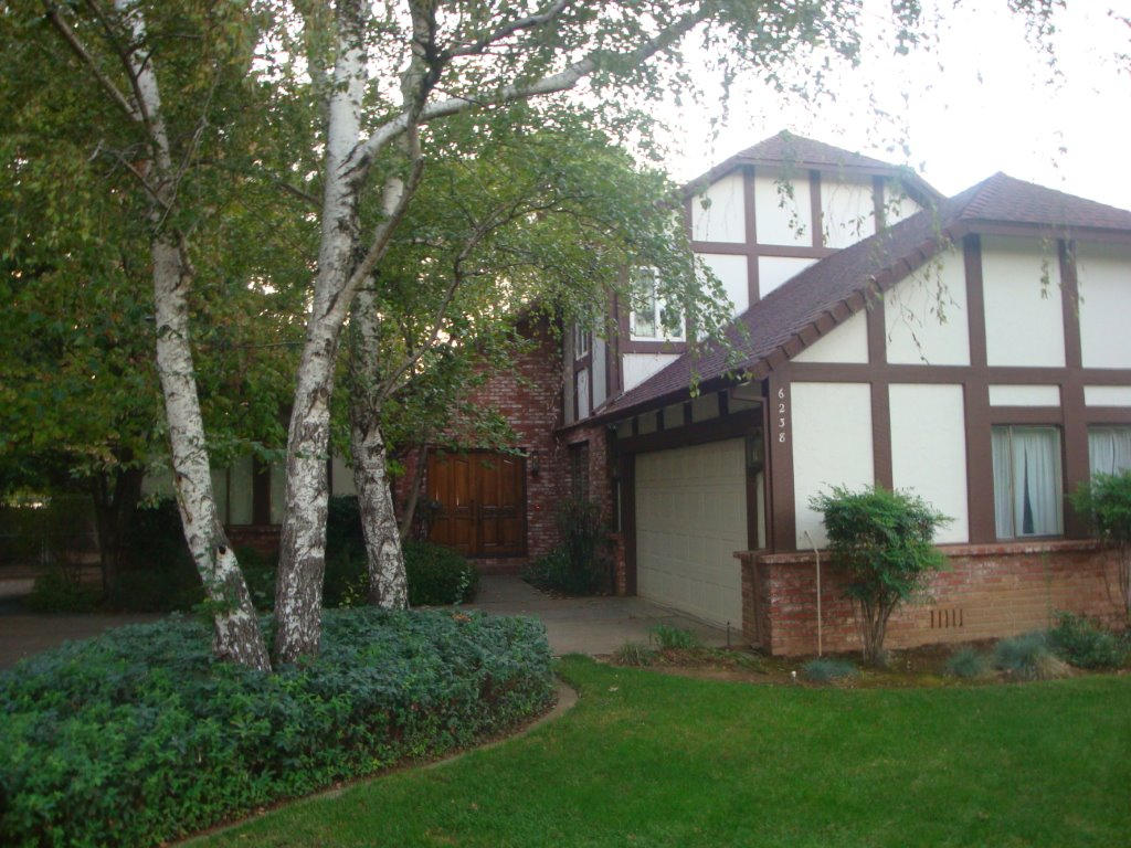 6238 Riverside Drive Redding, CA 96001 - Photo 3 of 21 a backyard of a house with plants and large tree