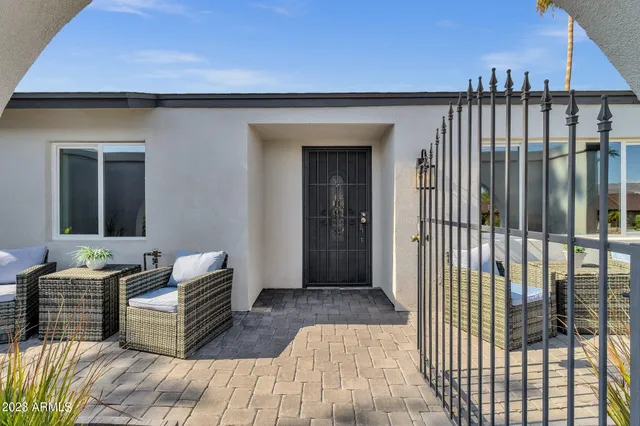 a view of balcony and patio