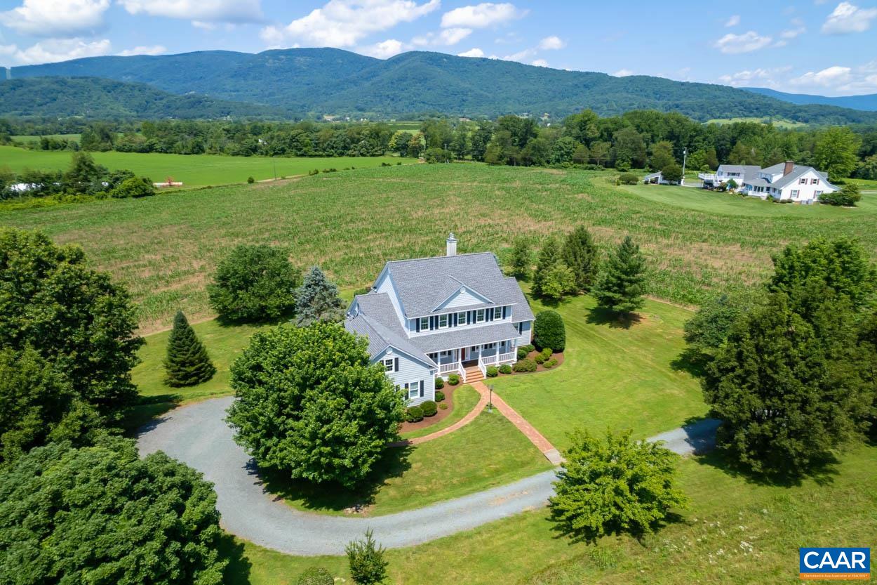 1904 Beaver Ridge Road Crozet, VA 22932 - Photo 63 of 70 an aerial view of a house with yard and green space
