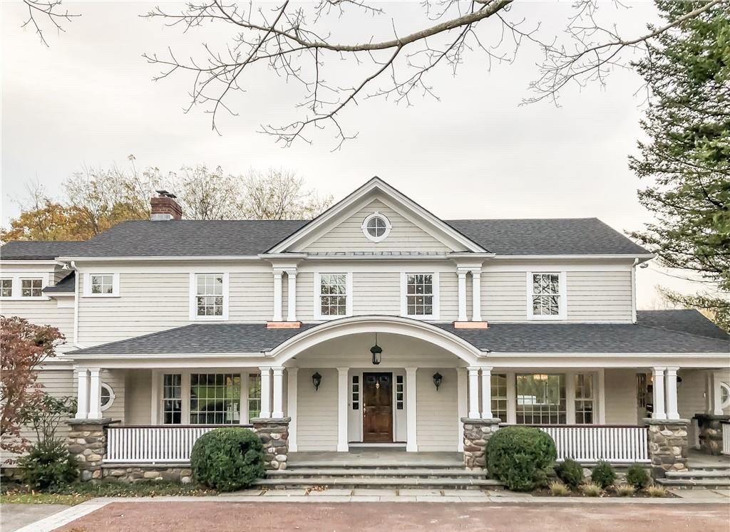 front view of residential houses