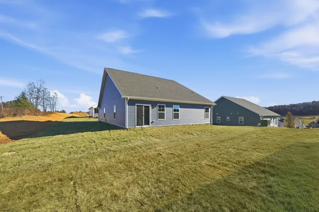 a house view with a garden space