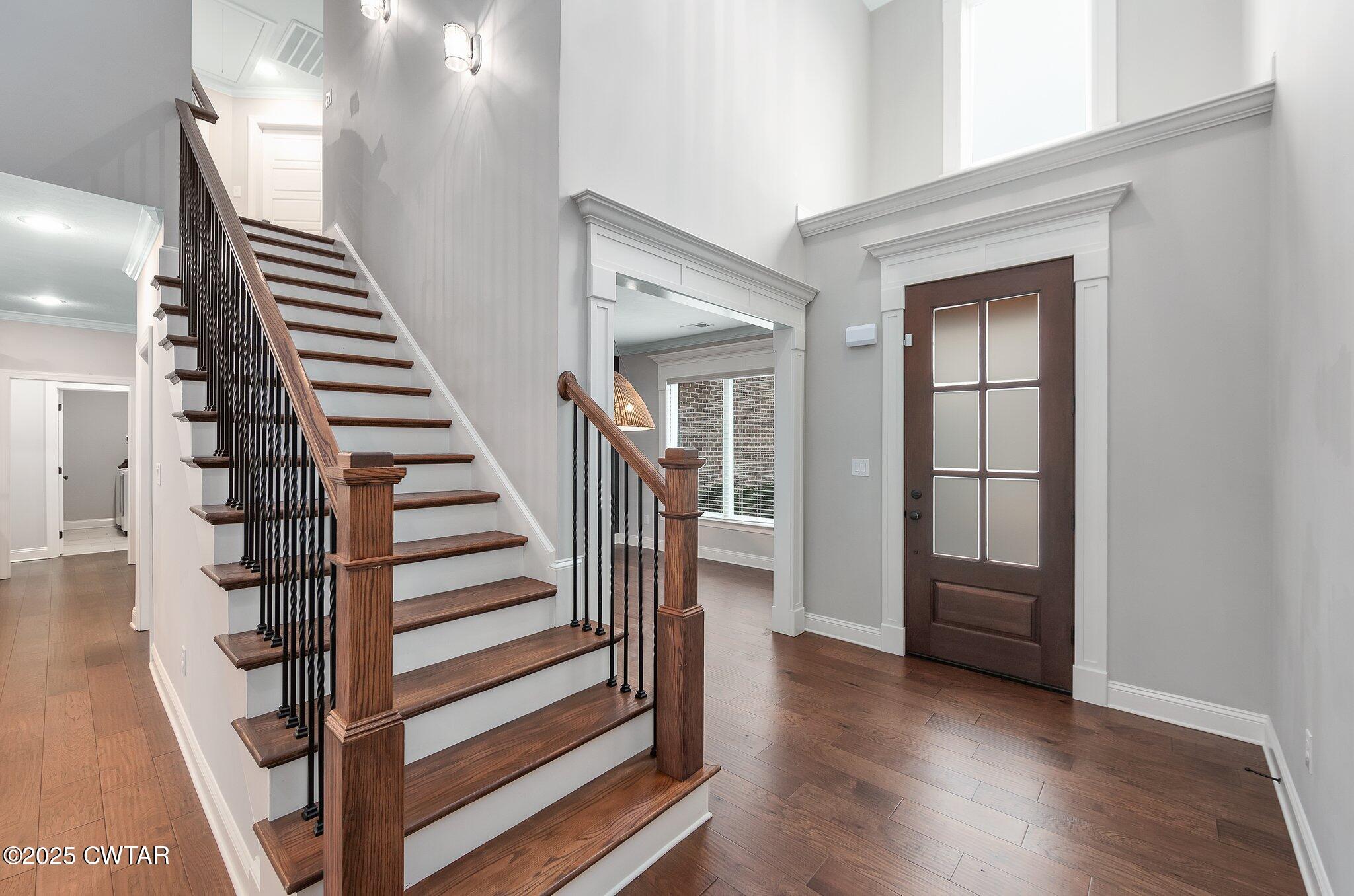 42 Lancaster Cove Jackson, TN 38305 - Photo 12 of 44 a view of entryway and hall with wooden floor