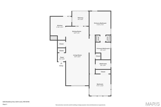 $350,000 | 6253 Rosebury Avenue, Unit 2E, St. Louis, MO 63105