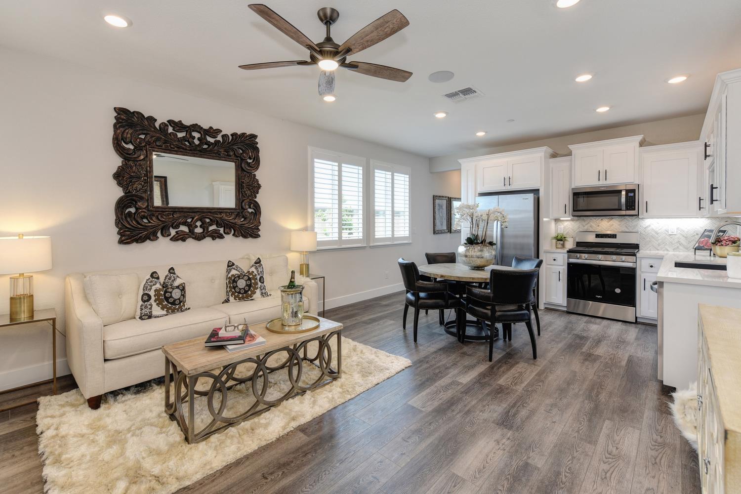 4080 Peter's Court Rocklin, CA 95765 - Photo 21 of 64 a living room with furniture and a wooden floor