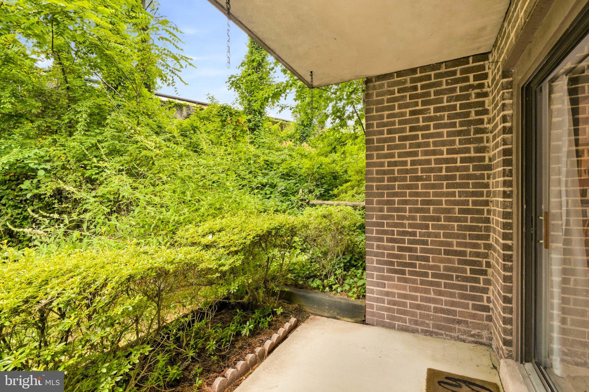 17816 Buehler Road, Unit 1B1 164 Olney, MD 20832 - Photo 24 of 29 Lush greenery surrounds a cozy patio.