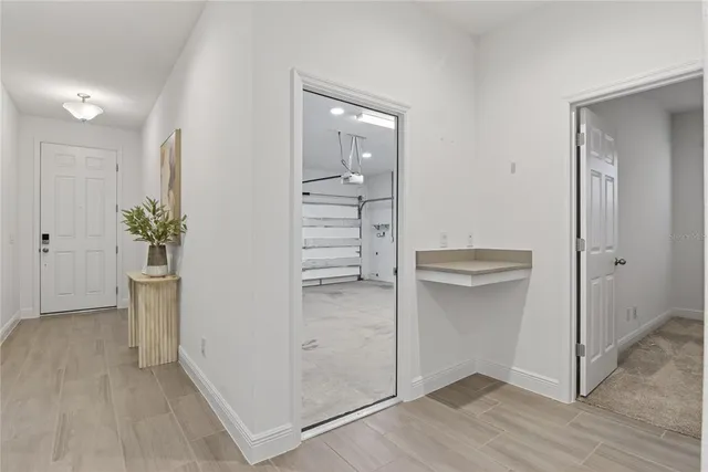 wooden floor in an empty room