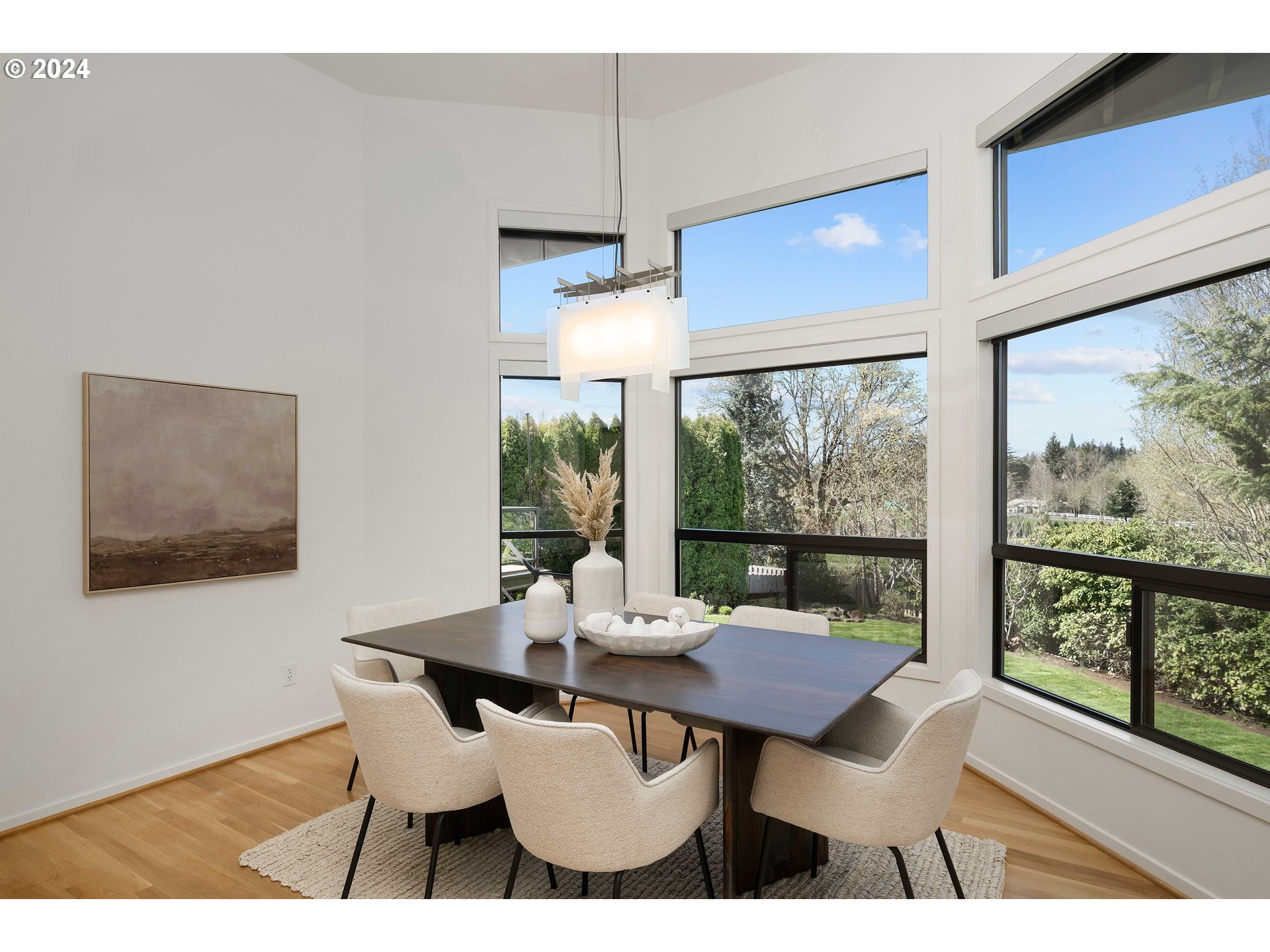 7179 Southwest Arranmore Way Portland, OR 97223 - Photo 10 of 48 a view of a dining room with furniture window and outside view