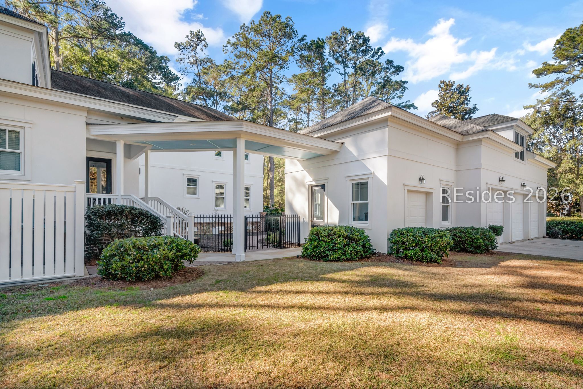 50 Hawthorne Road Bluffton, SC 29910 - Photo 49 of 59 Covered are from home to garage & apartment above