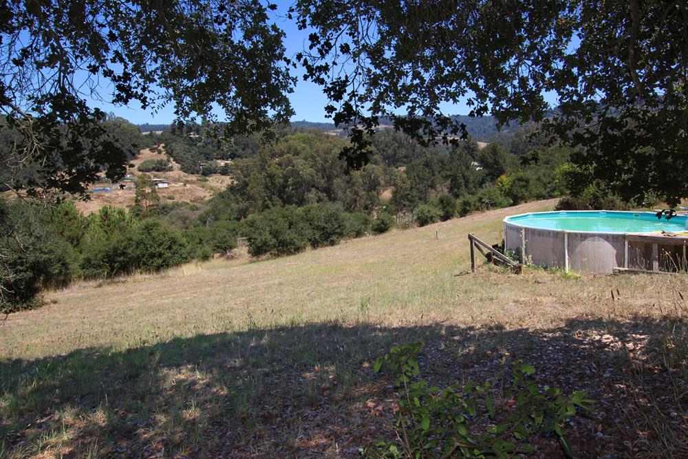 53 Valley View Road Watsonville, CA 95076 - Photo 22 of 38 a view of a dry yard with large trees