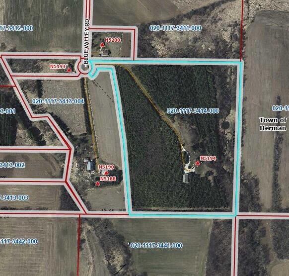 N5194 Blue Valley Road Herman, WI 53027 - Photo 31 of 61 map