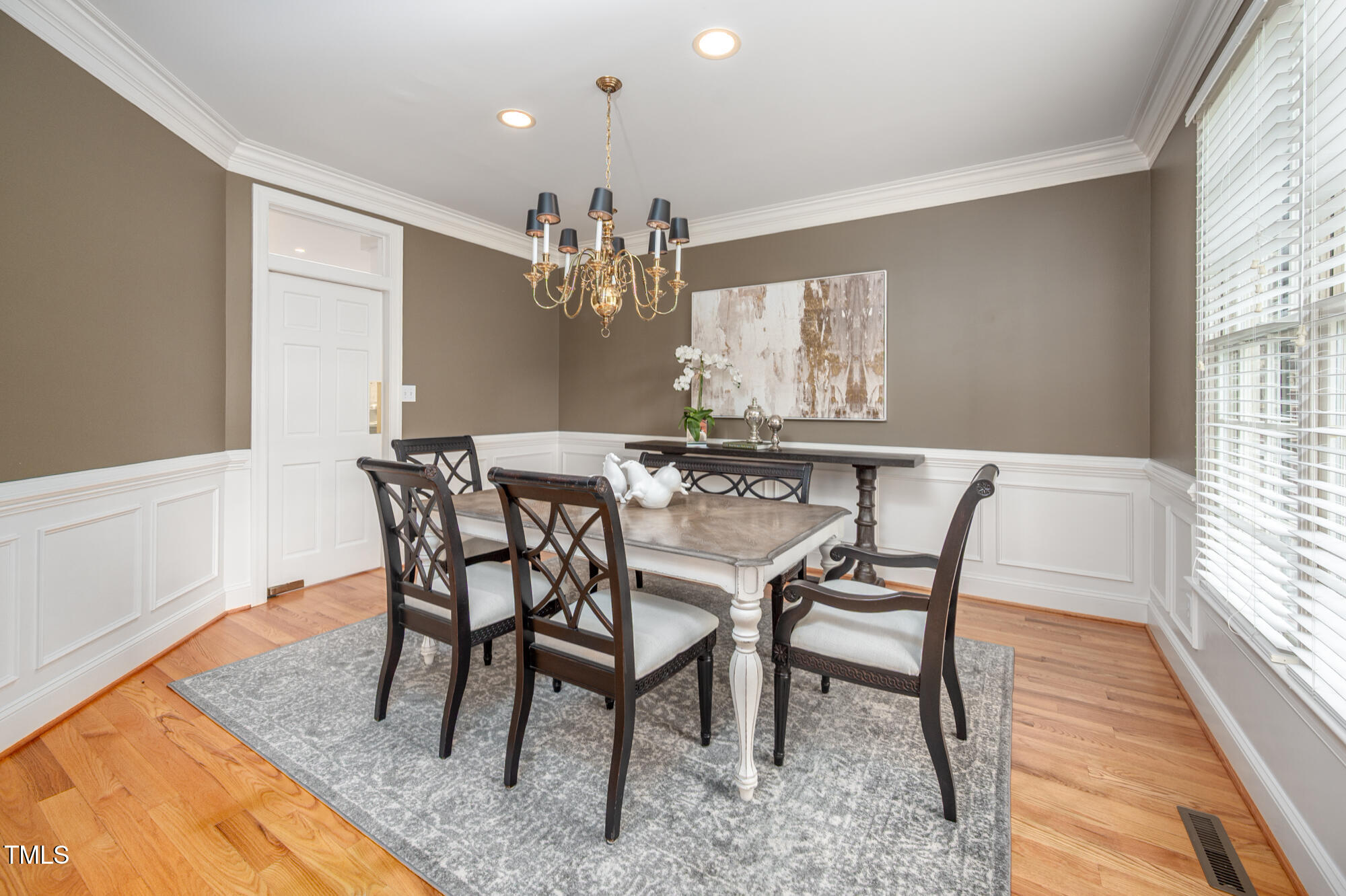 10 Twinleaf Place Durham, NC 27705 - Photo 8 of 39 a view of a dining room with furniture and wooden floor