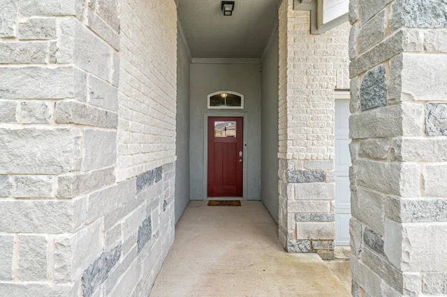 a view of an front door of house