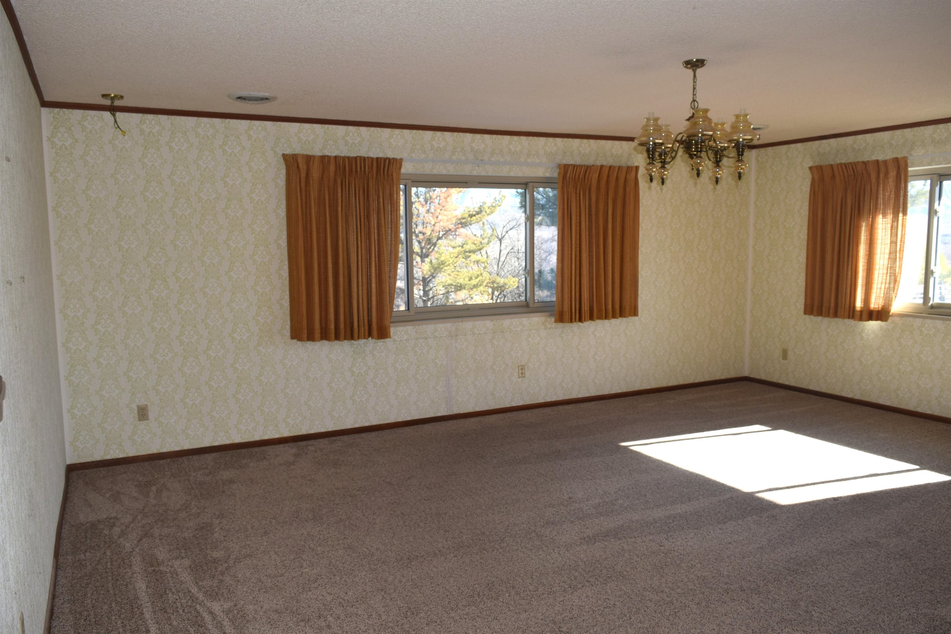 4399 44 Road De Beque, CO 81630 - Photo 7 of 31 en empty room with windows and ceiling fan