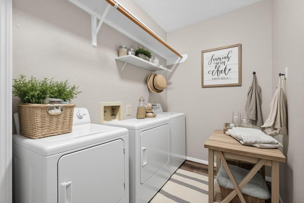 8815 Stoney Bend Drive Spring, TX 77379 - Photo 29 of 50 This photo showcases a bright laundry room.