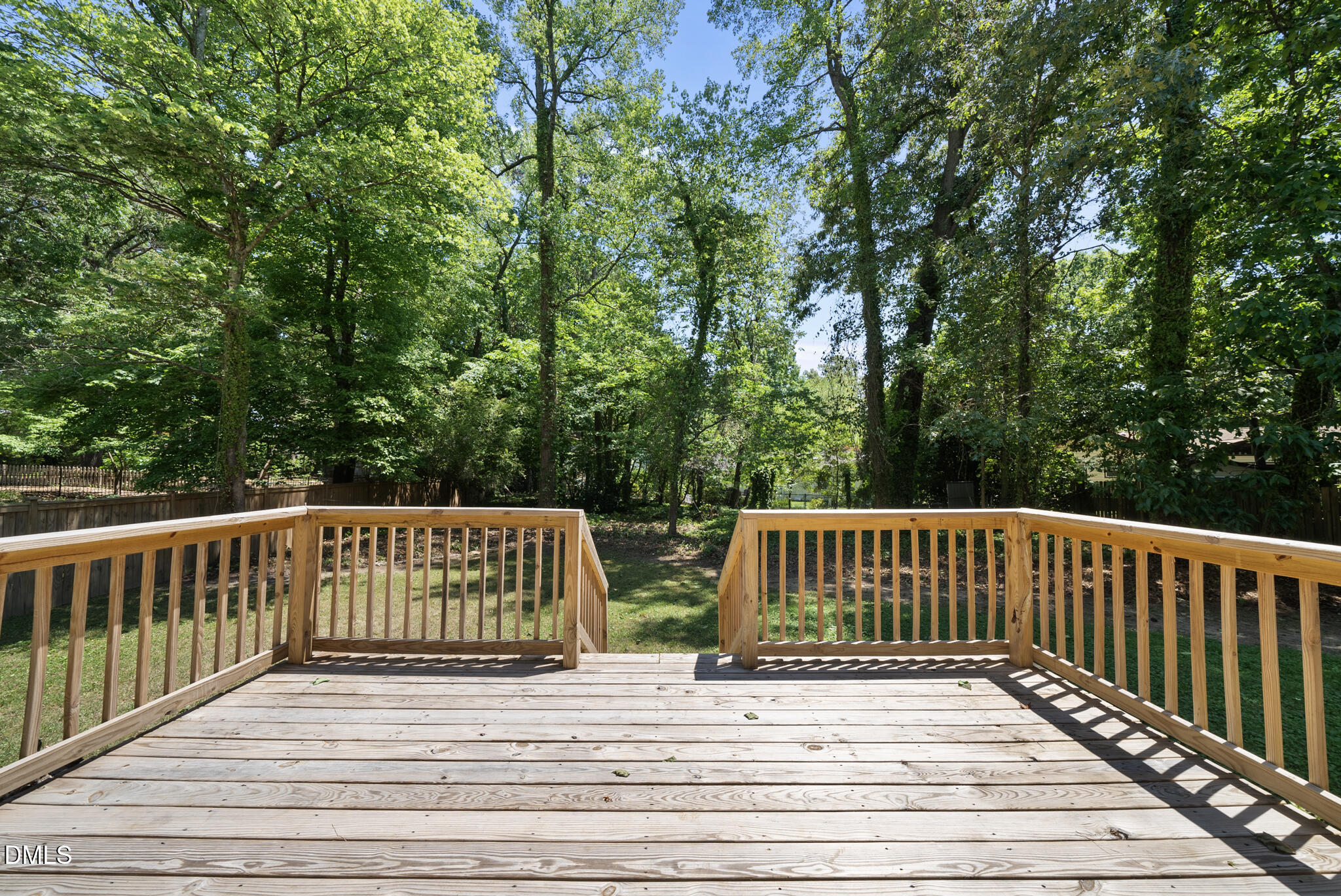 2108 Treverton Place Raleigh, NC 27609 - Photo 21 of 30 a view of wooden deck