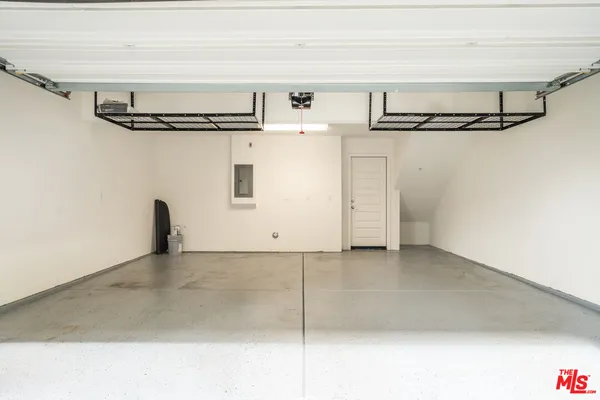 a building outdoor space with patio furniture