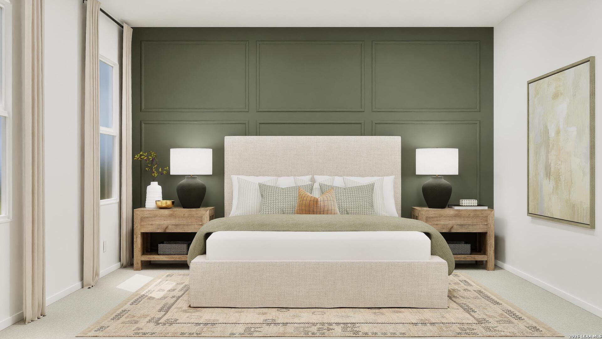 2123 Apollo Drive Portland, TX 78374 - Photo 26 of 32 a bedroom with a large bed and windows