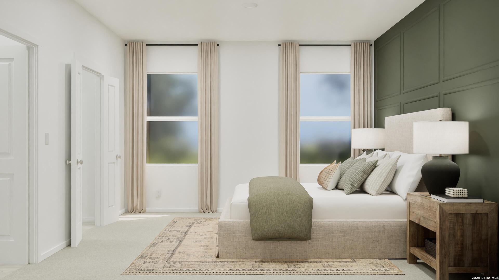 2123 Apollo Drive Portland, TX 78374 - Photo 29 of 32 a bedroom with a bed and a walk in closet