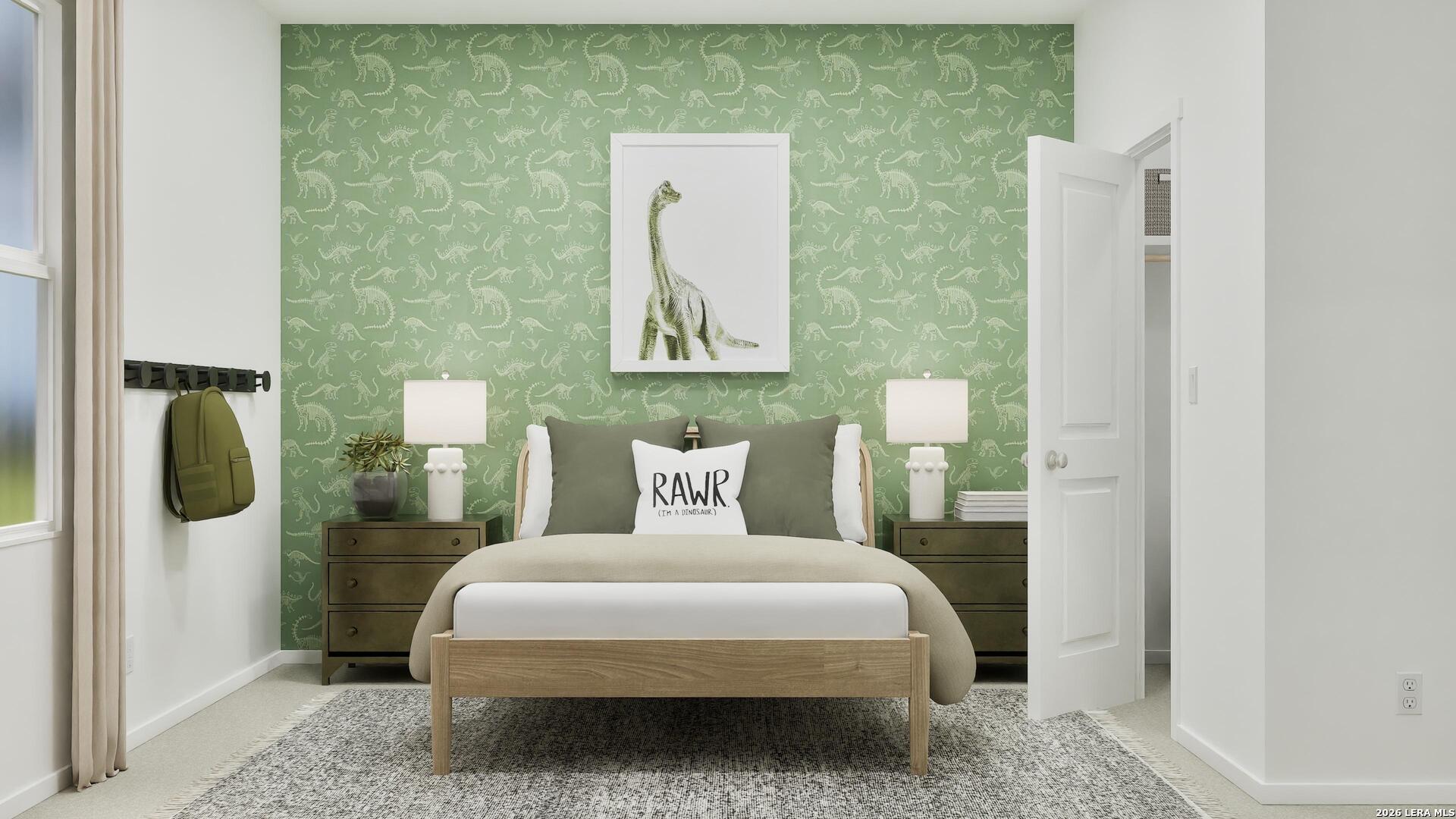 2123 Apollo Drive Portland, TX 78374 - Photo 30 of 32 a bedroom with a bed and mirror