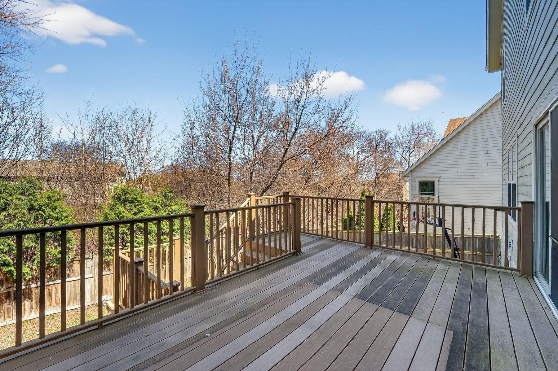4226 West Willow Way Milwaukee, WI 53221 - Photo 27 of 30 Composite Deck off Kitchen