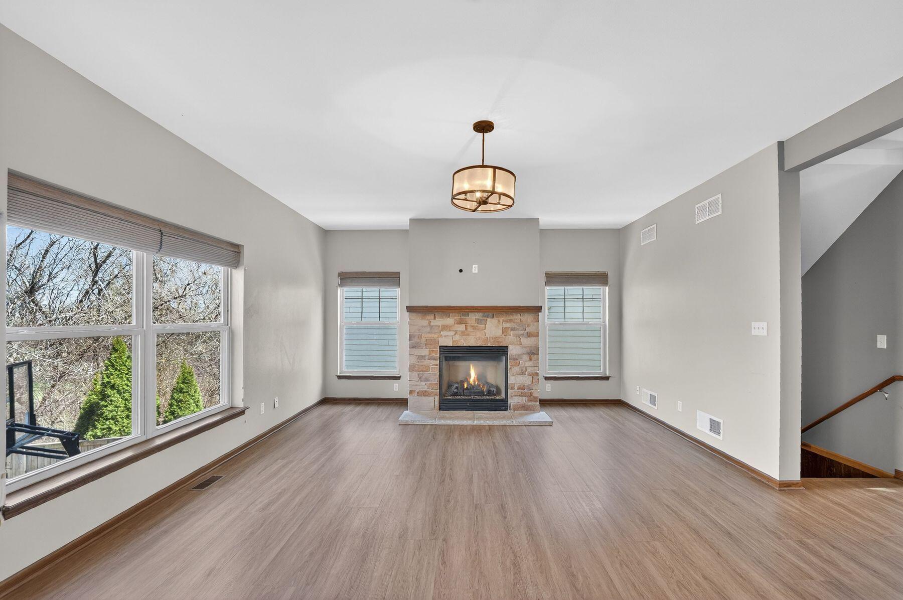 4226 West Willow Way Milwaukee, WI 53221 - Photo 4 of 30 Living Room with Gas Fireplace