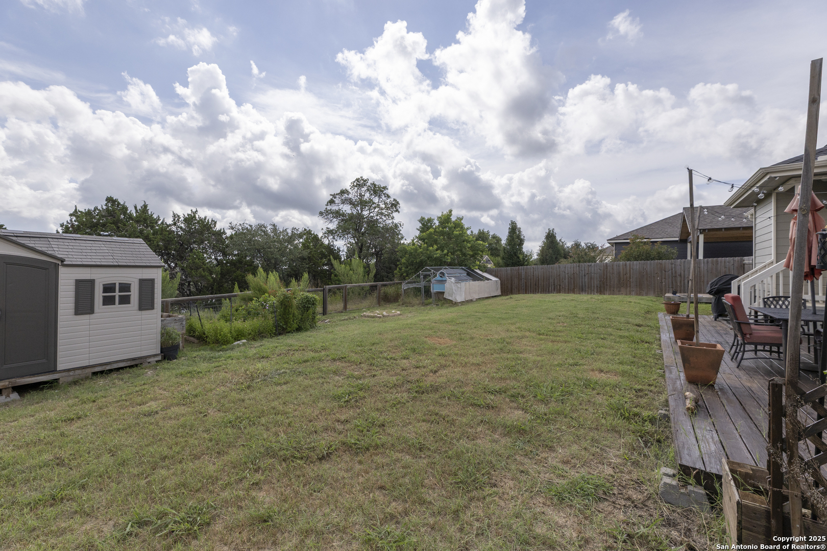 421 Cimarron Spring Branch, TX 78070 - Photo 22 of 29 a view of a backyard