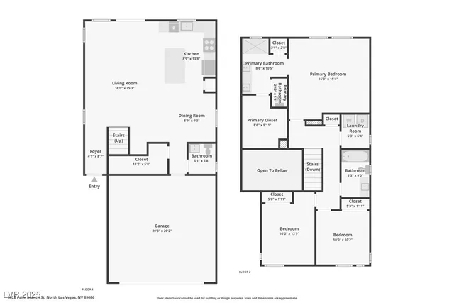 $450,000 | 6622 Palm Branch Street, North Las Vegas, NV 89086