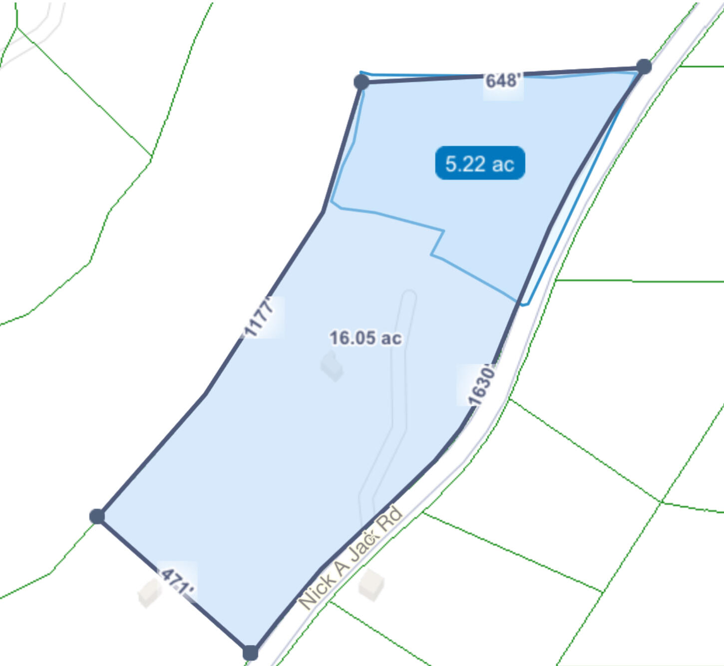 Approximate parcel dimensions