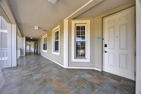 a view of a entryway of a house