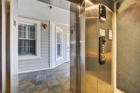 a view of front door of house