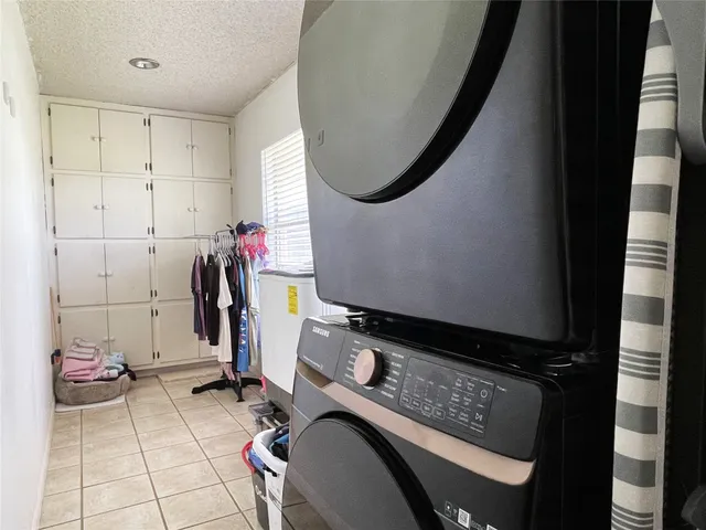 a room with storage and utility