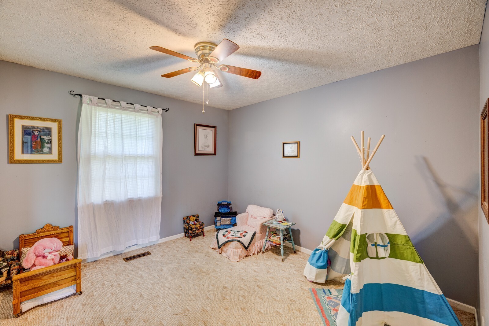 7486 Deer Ridge Road Primm Springs, TN 38476 - Photo 31 of 69 a bedroom with bed and window