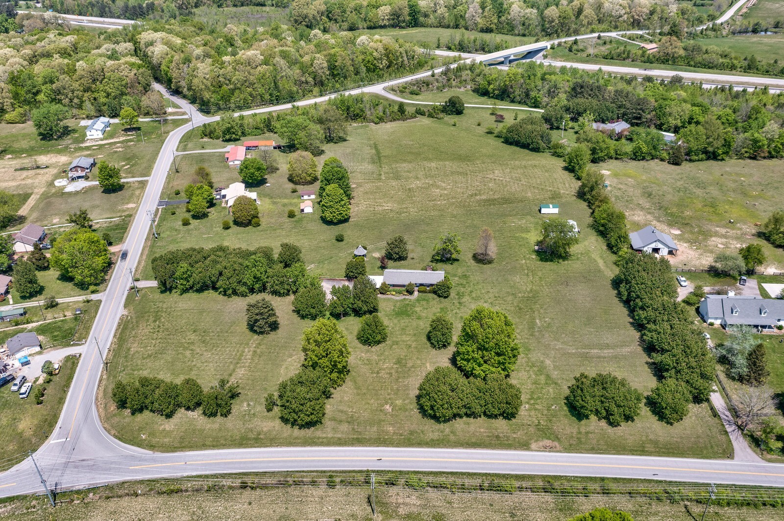 7486 Deer Ridge Road Primm Springs, TN 38476 - Photo 61 of 69 an aerial view of a yard