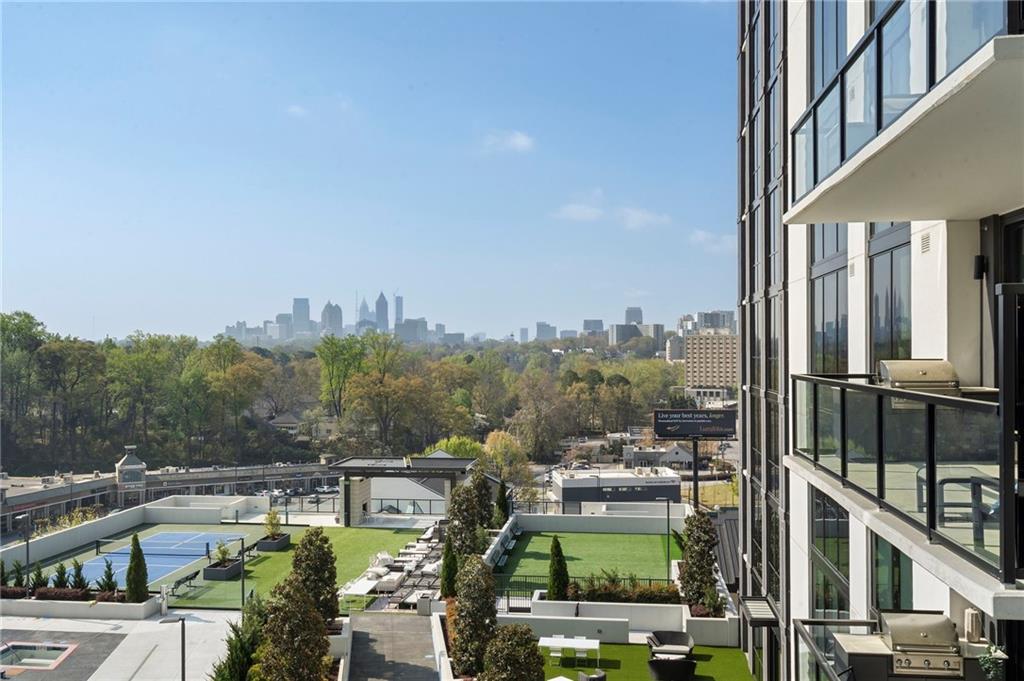 2425 Peachtree Street Northeast, Unit 707 Atlanta, GA 30305 - Photo 16 of 39 a view of a city