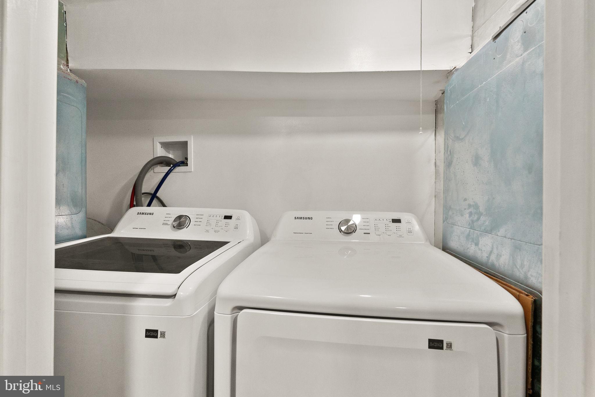 6314 7th Street Northwest Washington, DC 20011 - Photo 15 of 19 a utility room with dryer and washer