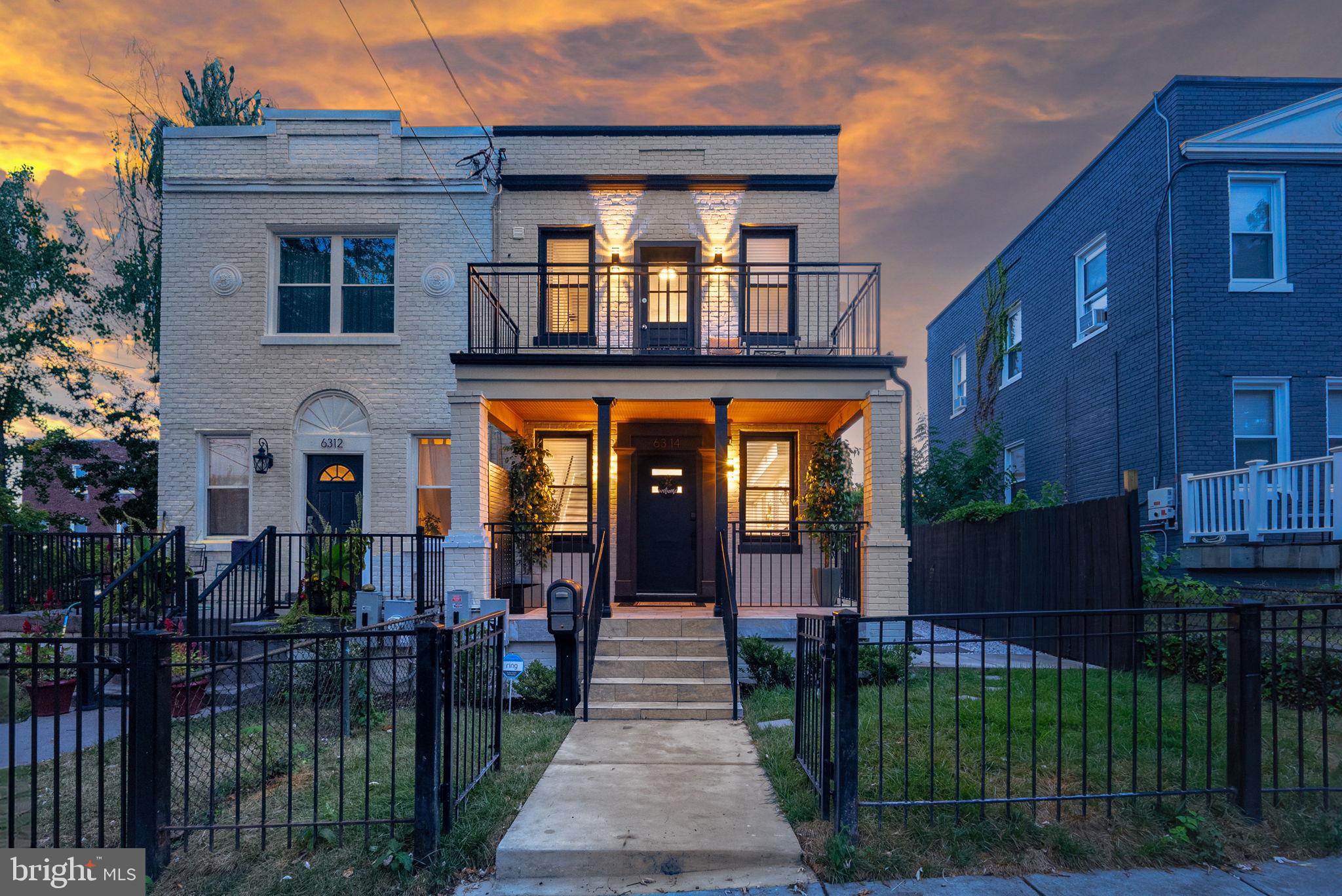 6314 7th Street Northwest Washington, DC 20011 - Photo 2 of 19 front view of a house with a yard