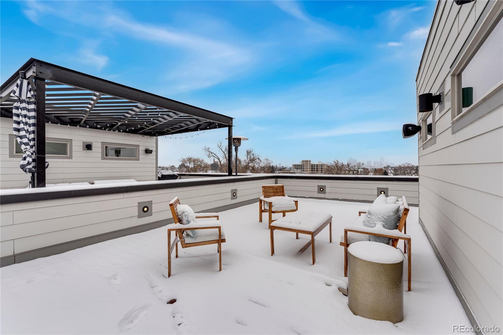 1587 Perry Street Denver, CO 80204 - Photo 32 of 37 a view of sitting area with furniture and roof