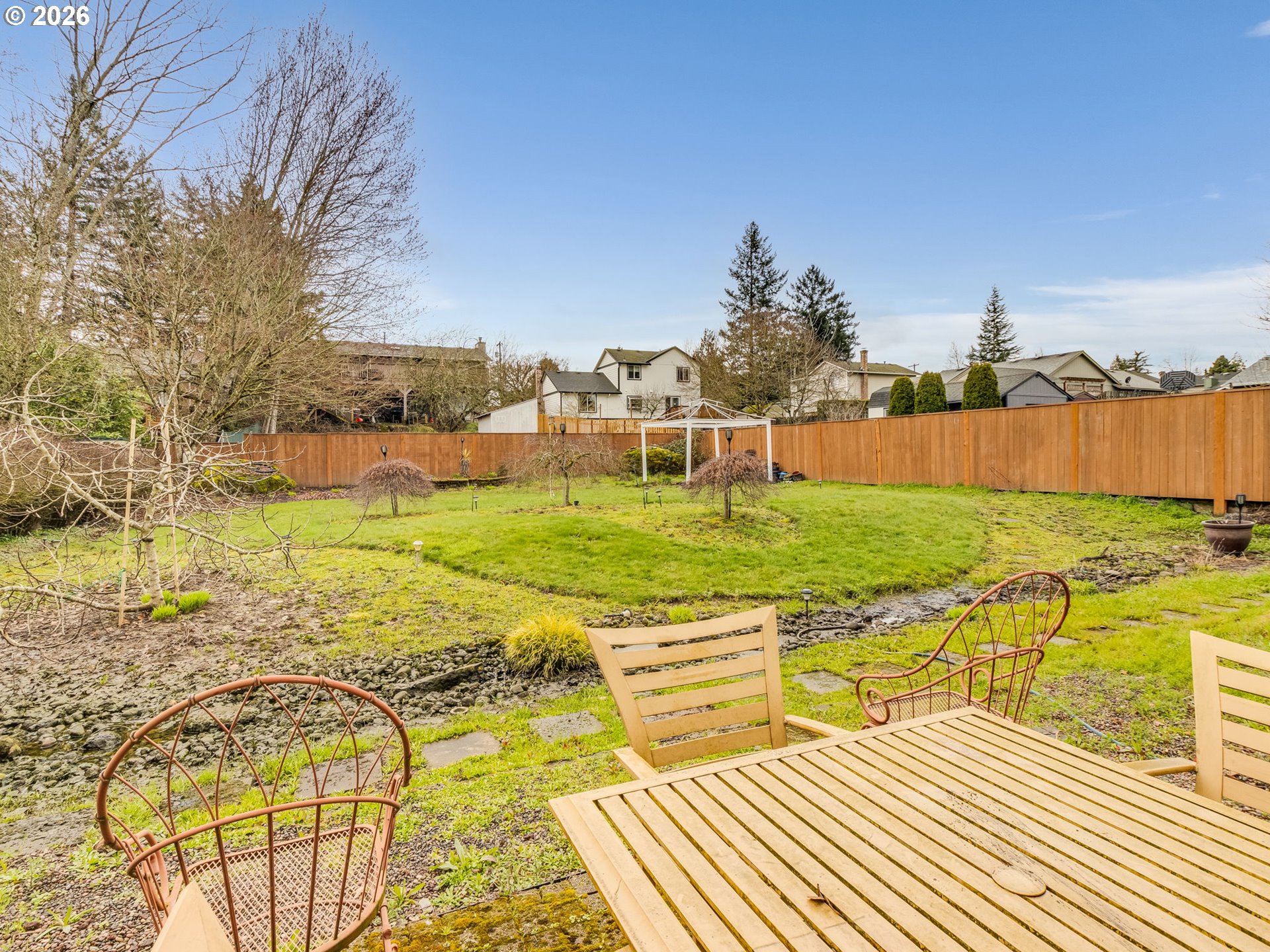 204 Crestwood Street Fairview, OR 97024 - Photo 29 of 29 a view of a swimming pool with an outdoor seating