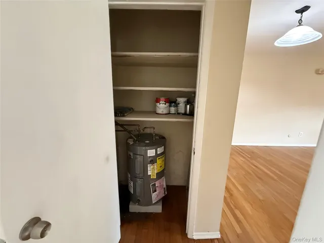 a view of water heater room