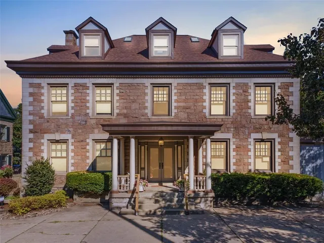 front view of house with a porch