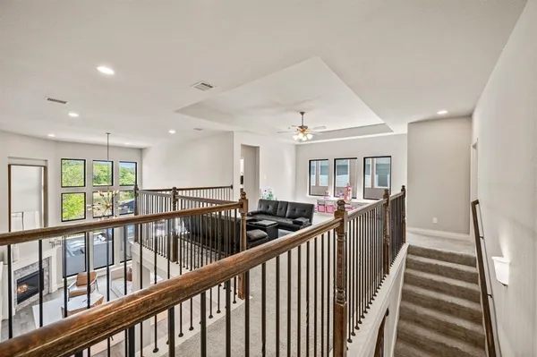 a view of staircase