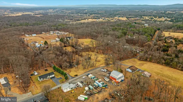 a view of city and mountain