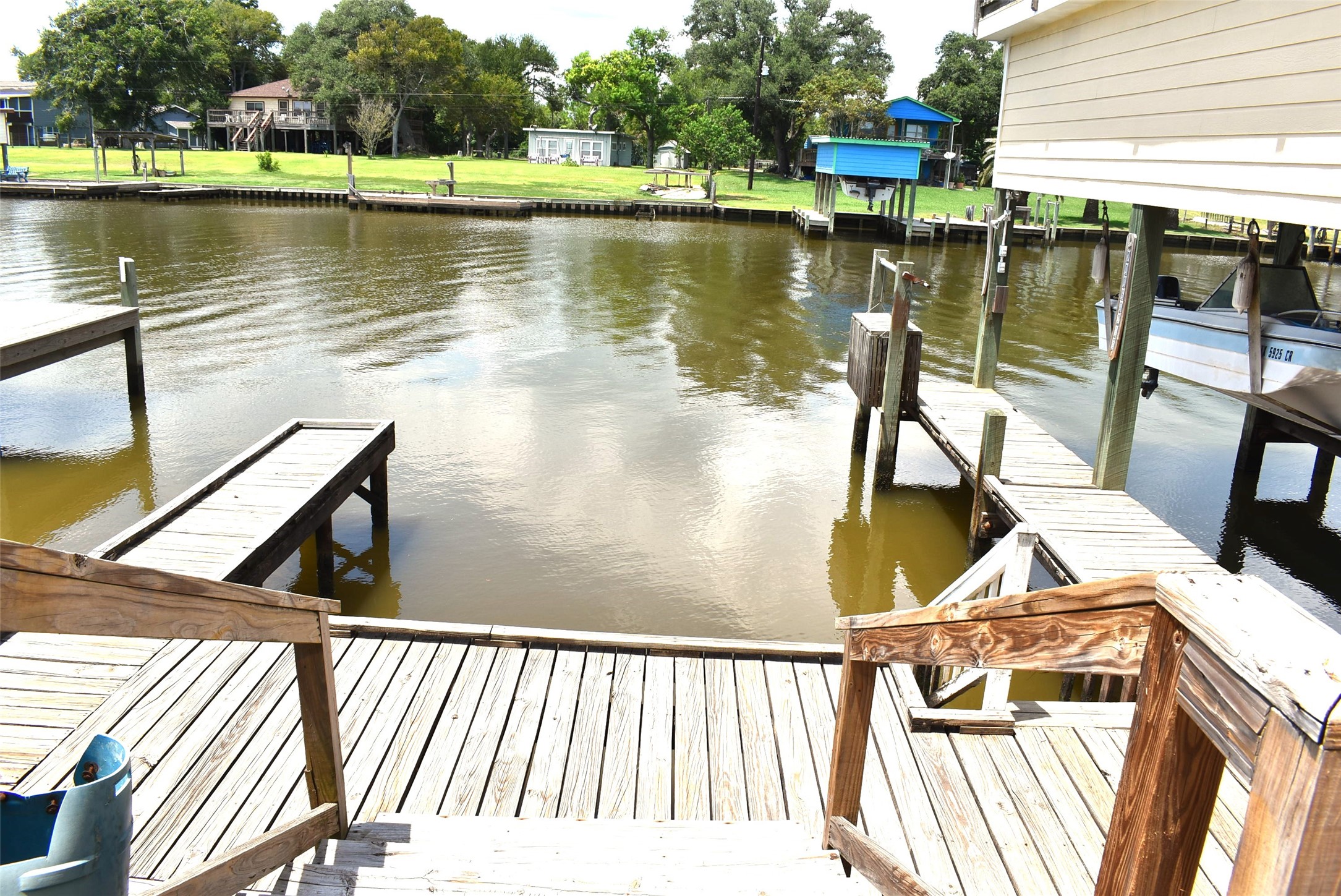 1657 County Road Sargent, TX 77414 - Photo 33 of 50 a view of a lake from a balcony