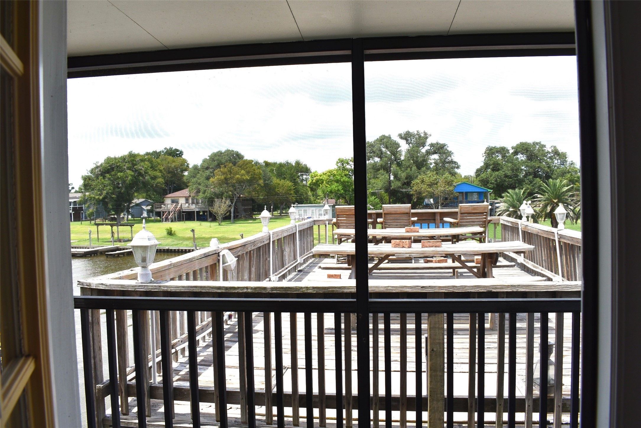 1657 County Road Sargent, TX 77414 - Photo 34 of 50 a view of swimming pool from a balcony