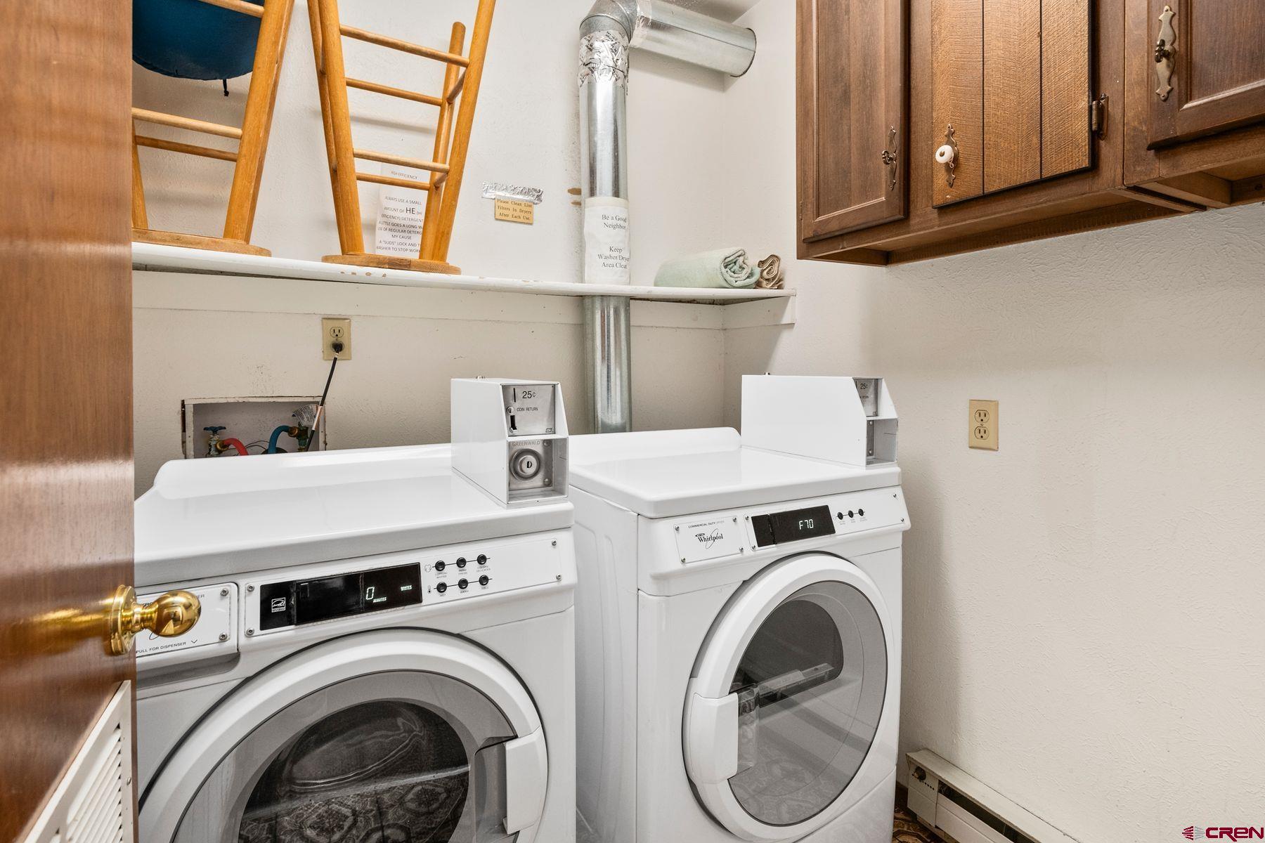 35 Emmons Road, Unit A Crested Butte, CO 81225 - Photo 16 of 28 a utility room with dryer and washer