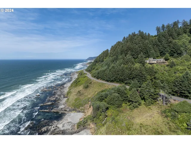 a view of beach and ocean